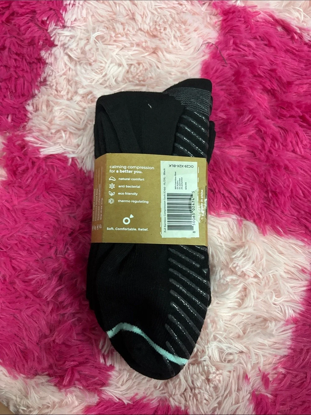 Onecompress bamboo compression socks NWT
